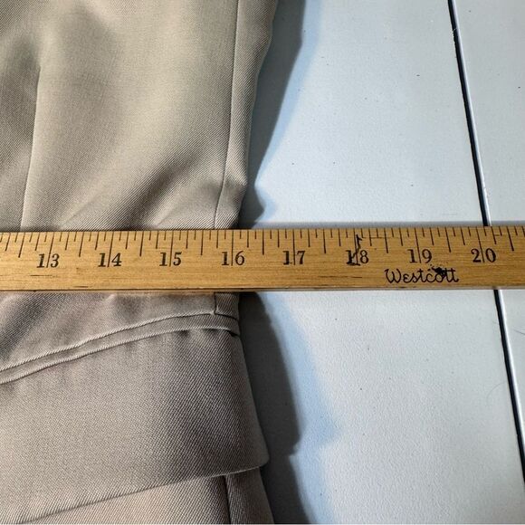 J.Crew Wool Boyfriend Blazer Camel 3 button jacket Size: 6 color light beige - Picture 6 of 10